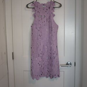 Jessa Foil Lace Dress